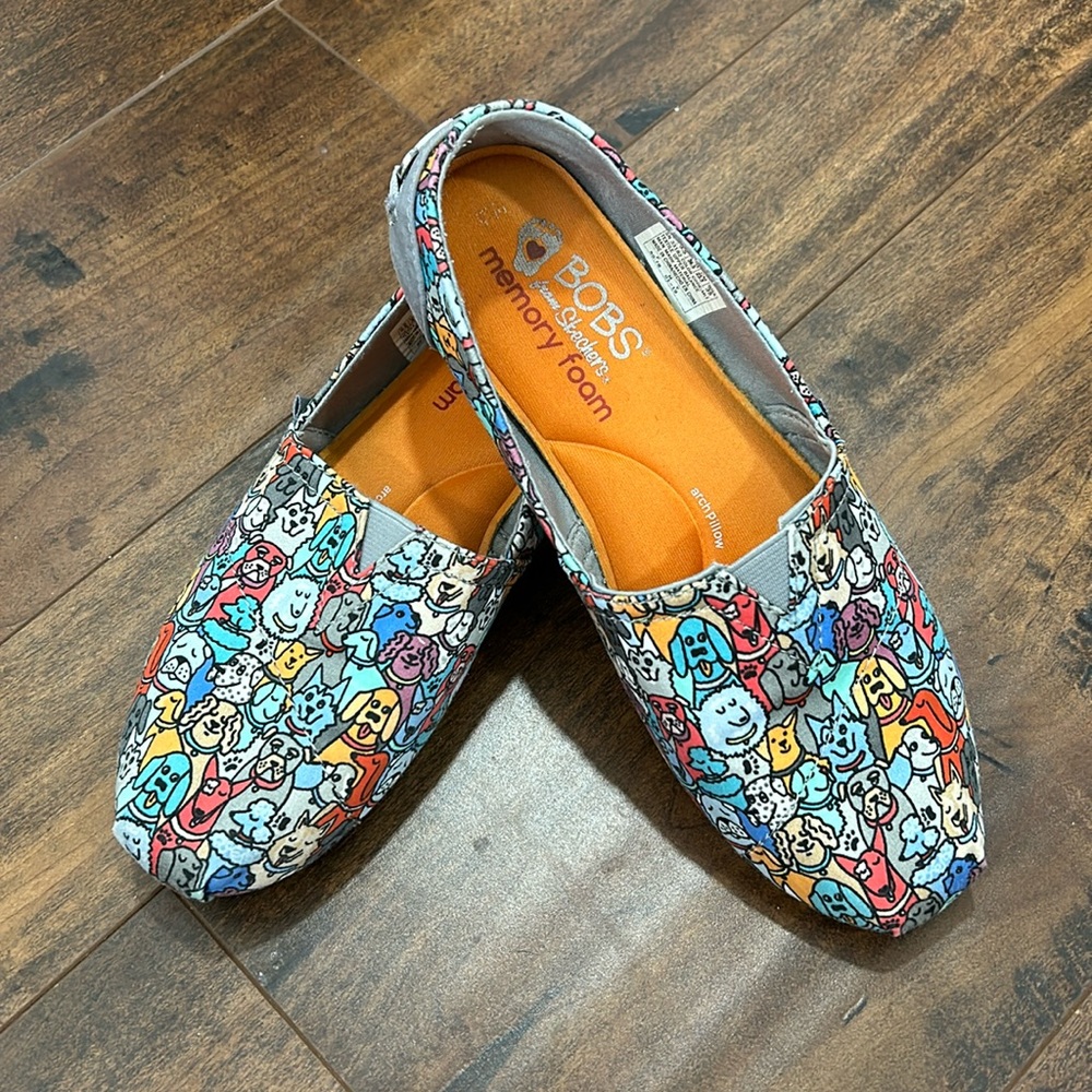 Bobs from Skechers Woof Party Slip On Shoes Women's Size 6.5